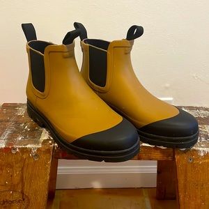 “The Rain Boot” by Everlane in Toffee